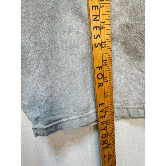 Old Navy Ultimate Slim Shorts Mens 38 Gray Linen Blend Flat Front Chino Casual - Picture 6 of 11